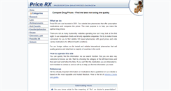 Desktop Screenshot of price-rx.com